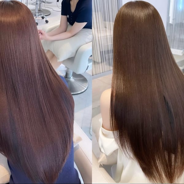  【縮毛矯正が1番の髪質改善】髪質改善トリートメントでは改善されませんので髪質改善矯正です*|Loely by Louwe 立川 前髪カット/髪質改善/韓国/レイヤー