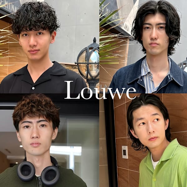  《ニュアンスパーマ》センターパートとの相性◎自然に毛流れをつけるカール感が特徴＊|Loely by Louwe 立川 前髪カット/髪質改善/韓国/レイヤー