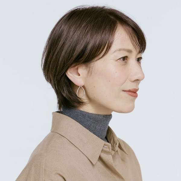 上品ショートボブでつくる知的な印象|美容室　ヘアー・アーティス