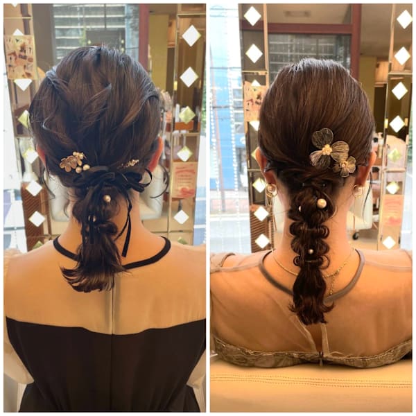 【結婚式、パーティーなど】ヘアセット、ヘアアレンジ♪大切な日を素敵なヘアーで！早朝可能！（要相談）|tip・top目白店