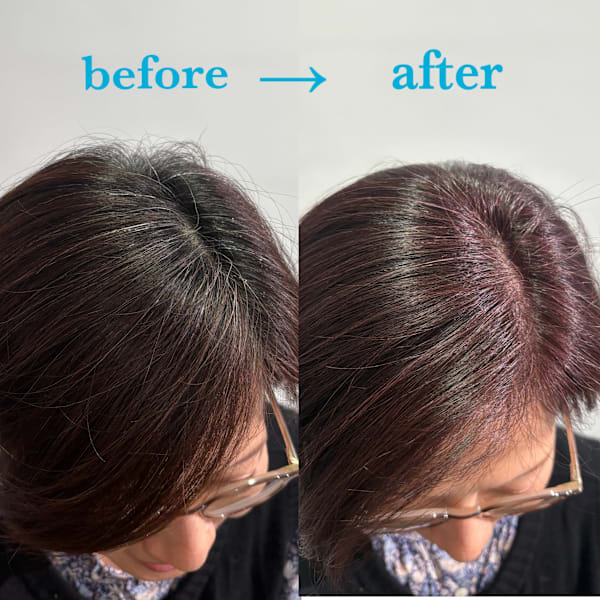 《明るく楽しむ白髪ぼかし》ハイライトを入れずに明るいカラー剤で白髪をカバー◎|Claude MONET吉祥寺店