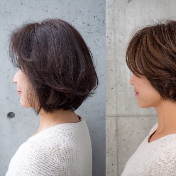 【白髪染め/脱白髪染め】幅広い色味から選べる楽しさ♪デザインカラー可！オーガニックカラーで負担軽減☆|PASSION 仙台長町店