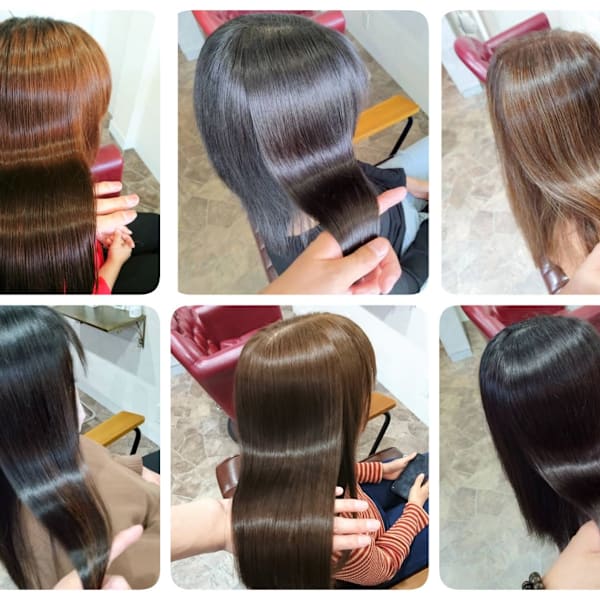 【髪に悩みがあるならタップして】髪質改善効果抜群の酸性ストレート|HAIR&EYELASH CHAIN