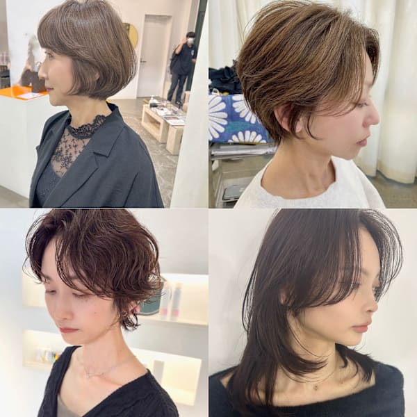 白髪を隠すだけじゃない◎明るめグレイカラー＆白髪ぼかしハイライトも人気！|EDAME