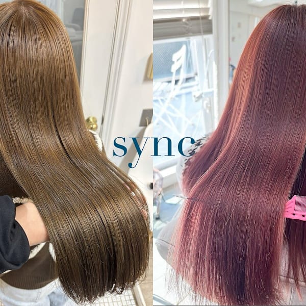 うるツヤになれる厳選トリートメントが自慢のサロン|sync omotesando