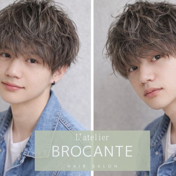 当日予約OK●【メンズデザインCut+眉カット¥3900】ベテランスタイリスト多数で安心♪|L’atelier BROCANTE 立川北口店【ラトリエブロカント】