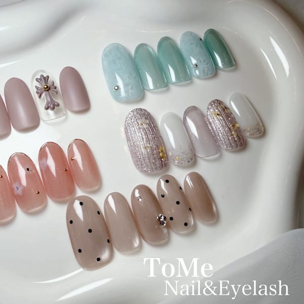 上品シンプルネイル｜オフィスOK・大人ネイル定額｜パラジェル・フィルイン対応|To Me Nail Eyelash【トゥーミー】