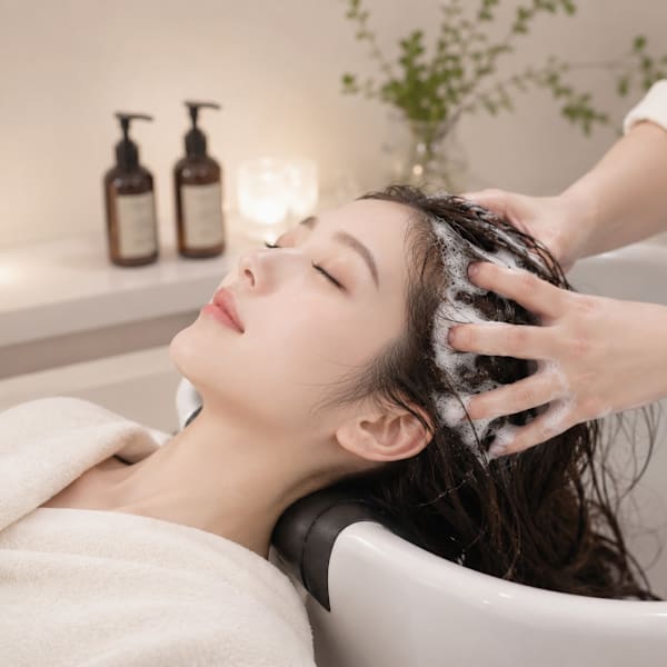 ☆NEW☆カット+オーガニッククイックヘッドスパ(5分) ¥6600|【全席半個室サロン】Natural 仙台西口店