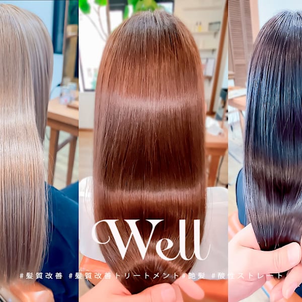 艶髪ストレート・髪質改善|Well