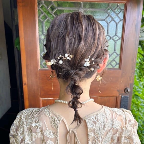 ゆるふわアレンジからフォーマルまで、大切な日のヘアセットはプロにお任せ＊ |Brown Bunny Orchestra