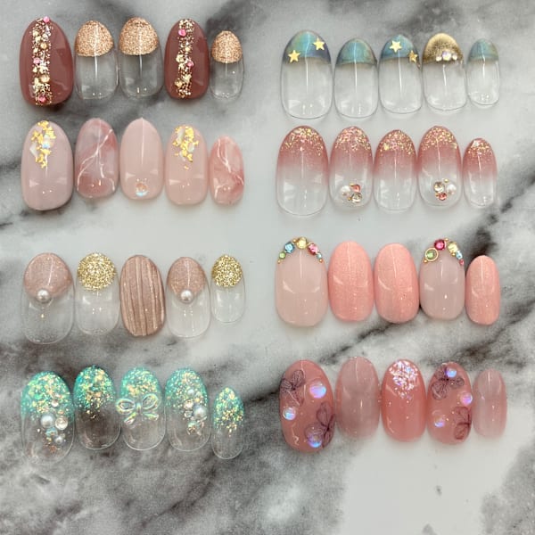 ★定額ジェルネイルデザイン★|MENARD CHAMPS BILEC Nail Salon