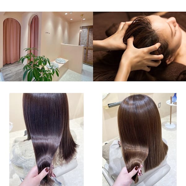 全メニューヘッドスパ&トリートメント付き♪個室のシャンプーブース☆【髪質再生/バイカルテ】導入中♪|emu head spa & treatment 赤坂
