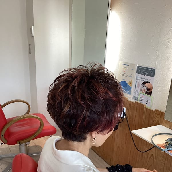 プルームパーマ¥12,960~|HAIR CREATION KAZ