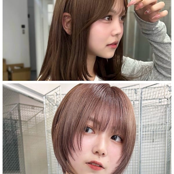 お顔の印象を左右する前髪、顔周りのレイヤーはお任せください!こだわりの顔周りのカットで似合わせます♪|NiL【ニル】