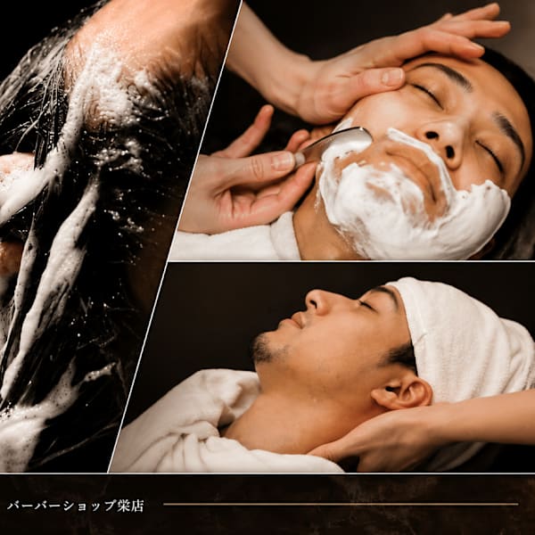 カットと一緒に、頭皮も疲れもリフレッシュ|ヒロ銀座 BARBER SHOP 栄店