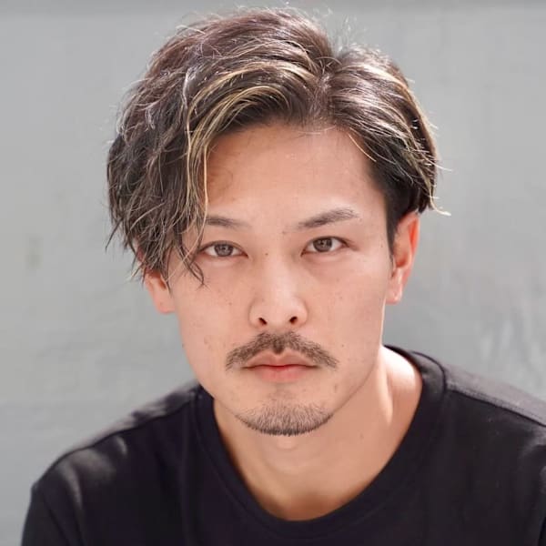 色気を仕込む、立体ハイライトカラー|メンズサロンTRUST the Barber 東京駅八重洲店