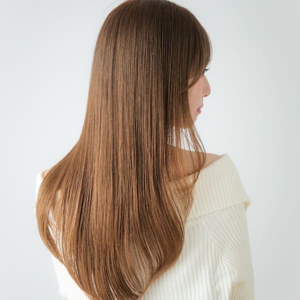 【大人女性のうねり対策】自然なストレートで、艶とまとまりのある髪へ|Ash 下北沢店