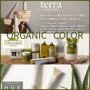 オーガニックカラーで地肌や髪に優しく艶やかに色持ちの良いカラーを