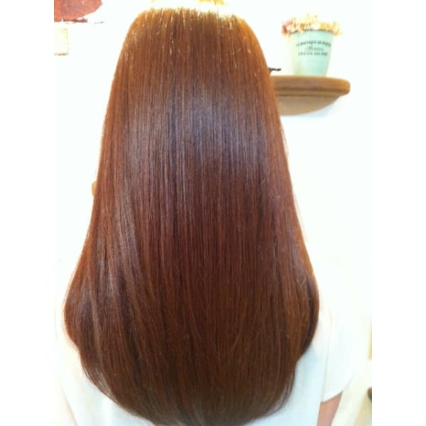 【ホホバオイル配合】pico縮毛矯正+似合わせカット+クイックマッサージ　￥18500