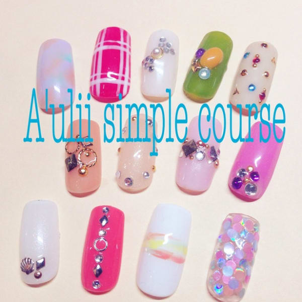 楽天ビューティ限定!◆ハンド◆デザインジェルネイル☆シンプルコース♪他店オフ無料!