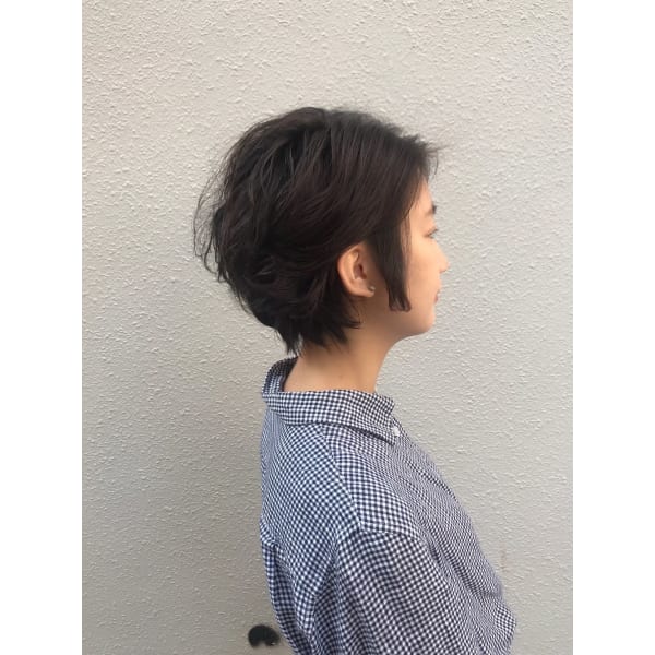 お客様に似合わせるデザインカット+再現性の高いパーマ ¥6900