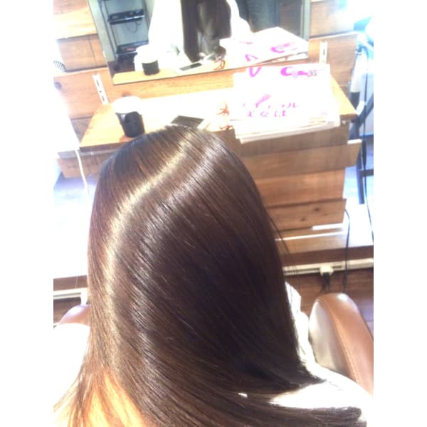 カット+髪質改善矯正+システムトリートメント+ホームケア