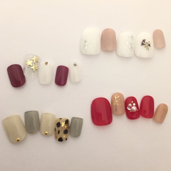 シンプルアートコース定額￥6480+マッサージ付(HAND、FOOT利用可) 