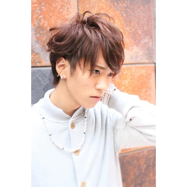 メンズカット+ヘッドスパ+眉カット ¥5500