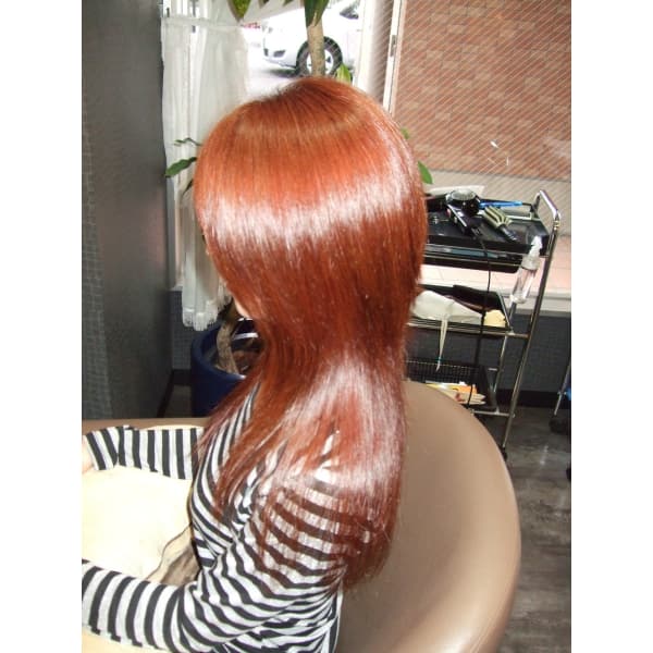 【傷みパサつき解消CM艶髪へ】アミノセラピーフルボ酸カラー+コルテックスR