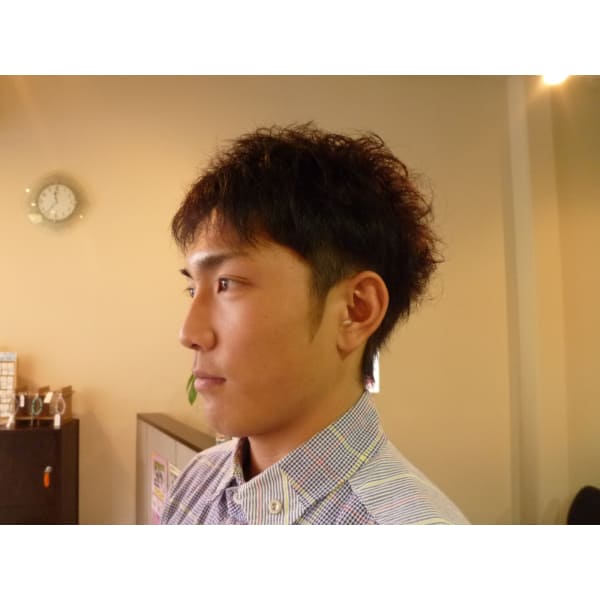 男前フルコースカット(カット+プチシャンプー+マユカット)4,400円 *再来4,950円