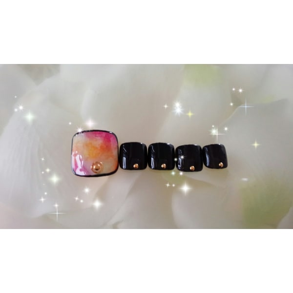 【初回オフ無料】ケア込み!フットジェルアート☆