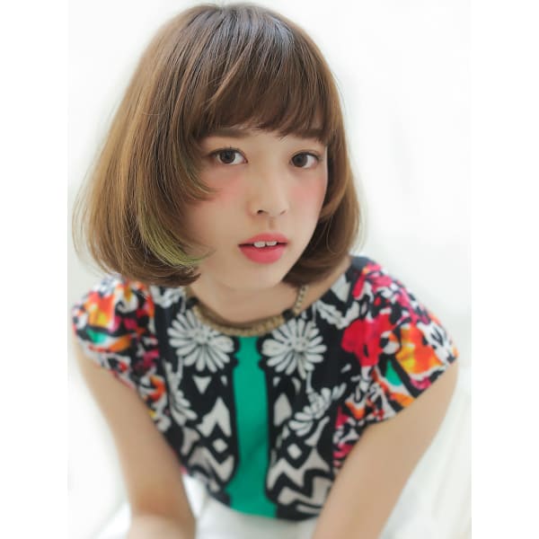 《トレンド》 カット+ストレートパーマ+ケアトリートメント