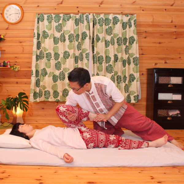 つらさが癒えると大人気!!  タイ古式マッサージ　110分コース　8000円→7500円
