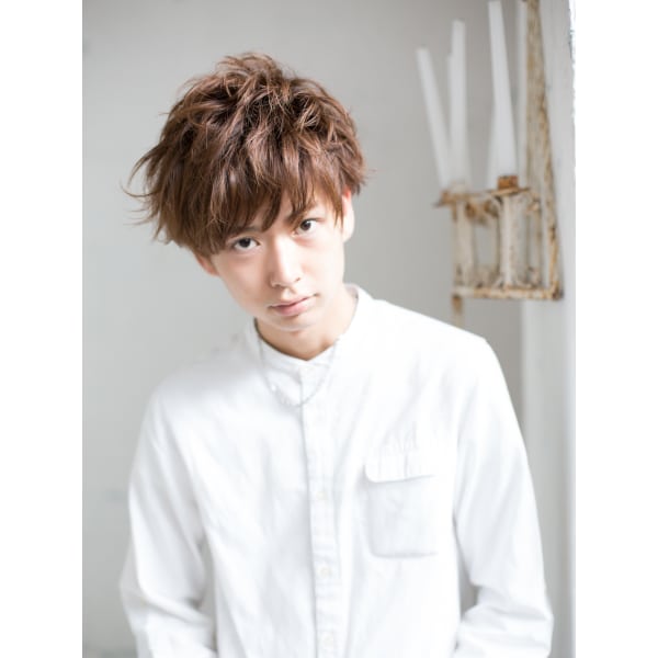 メンズ限定☆デザインパーマ&カット&クイックヘッドスパorTR¥7500