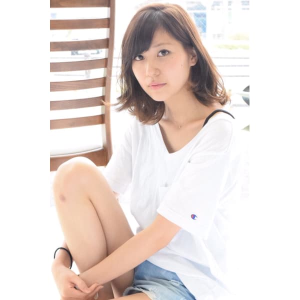 エイジングカラー＋カット＋美髪ケア　￥11000