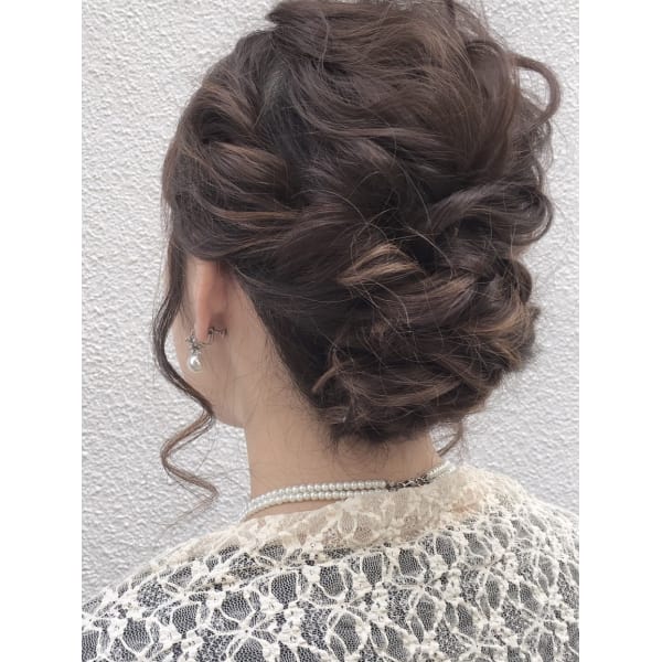 ■【セットサロンなみの実力♪】パーティーヘアセット