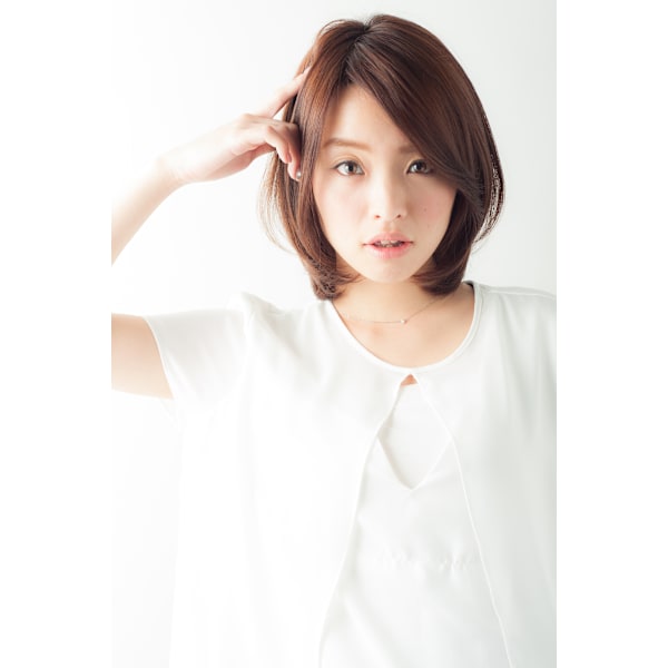 大人綺麗ひし形ボブ