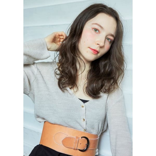 《平日限定》【人気NO.2メニュー】小顔カット＋ニュアンスパーマ＋3stepトリートメント