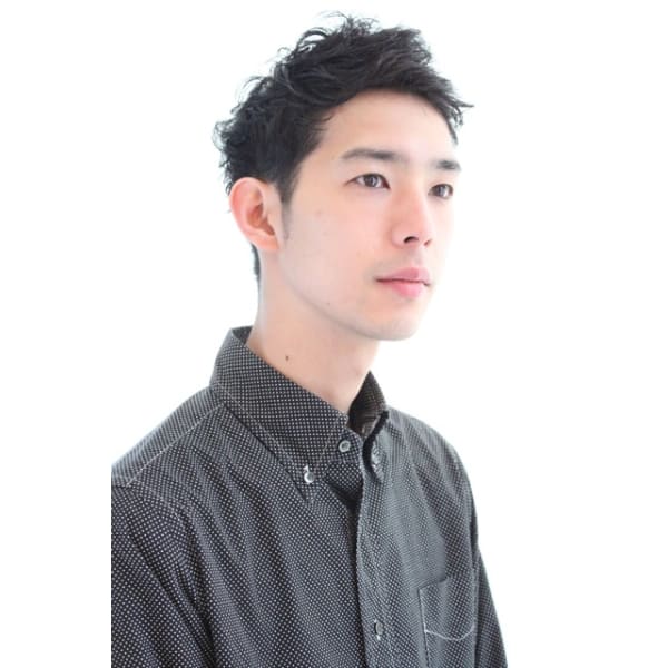 【楽天限定】メンズカットとポイントパーマ