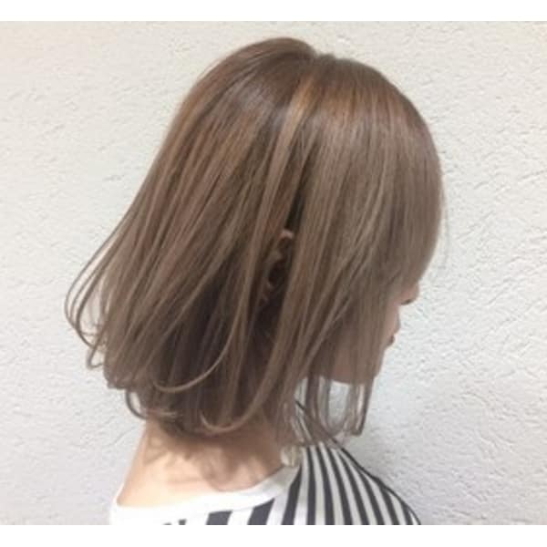 【外国人風のツヤと透明感☆】 カット+イルミナorスロウカラー+2Stepトリートメント