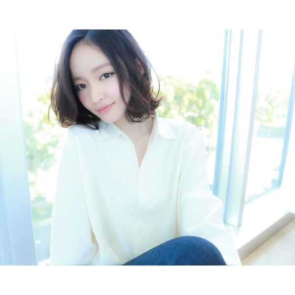 カット+カラー(根元)+トリ-トメント+ケアスパ付き 16740→¥9720