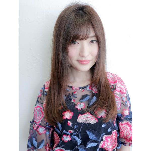 輝髪☆縮毛矯正+カット+トリートメント