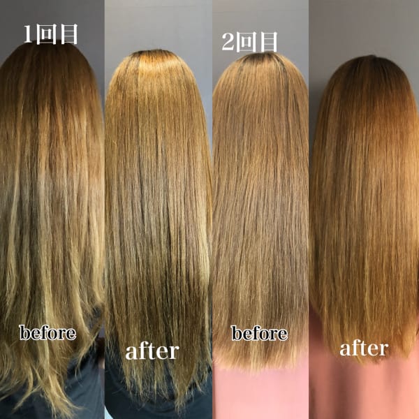 髪質改善トリートメント!美髪エステ(S、M 90分)