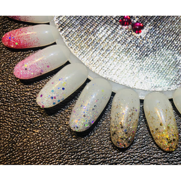 ラメグラデーション