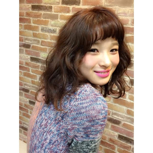 カット＋AVEDAカラー＋E-STANDARDトリートメント