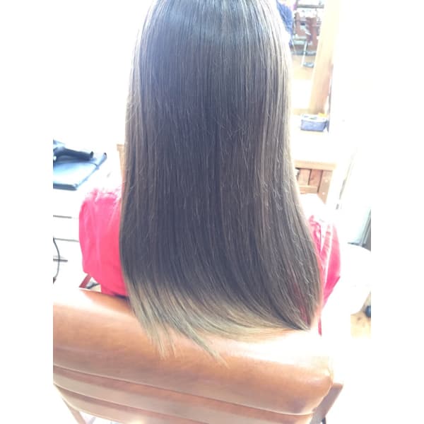 ヘアカラー+艶補修トリートメント  ロング料金なし！　￥6,800