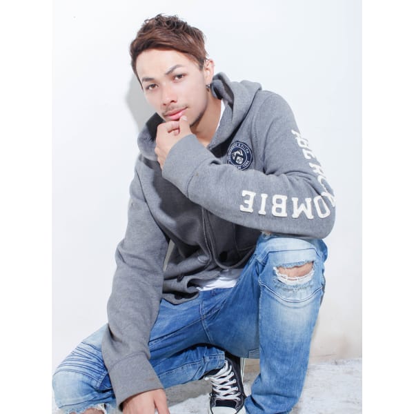 【メンズ限定】デザインカット+シャンプー+眉毛カット¥3600