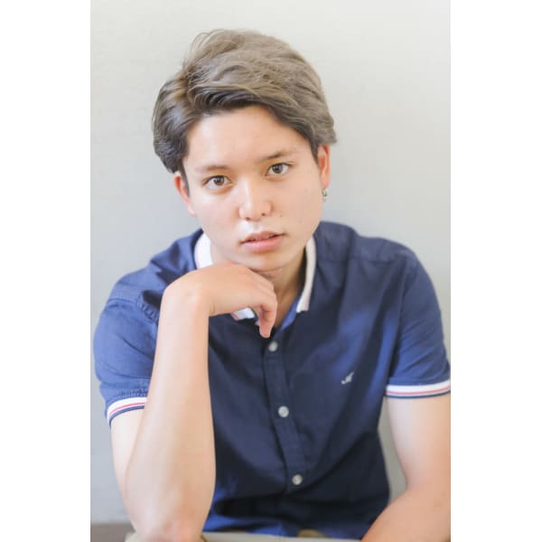 炭酸ケア付★CダイバーTrグレイカラ―(白髪染め)+カット¥7560_新宿