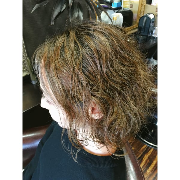 カット＋ 艶カラー ＋ コスメパーマ