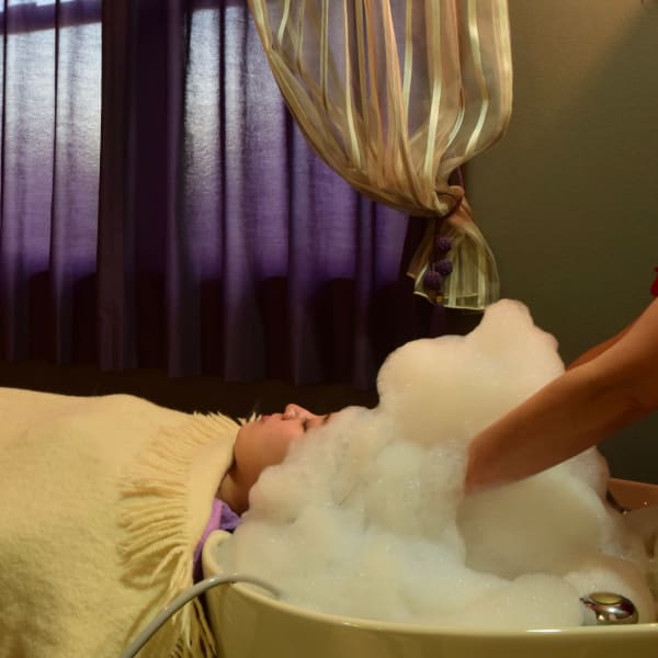 ラテヘッドスパ+カット+カラーorパーマ